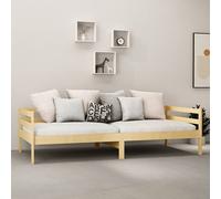 sanchia solid pinewood single day bed in natural