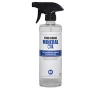 Sanco Industries Premium 100% Pure Food Grade Mineral Oil, 16Oz Spray Bottle, Butcher Block And Cutting Board Oil Clear
