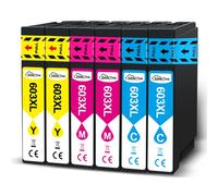 SANCTink 603XL Colour Multipack Compatible with Epson 603 Ink Cartridge for Epson 603 Expression Home XP-3100 XP-2100 XP-3105 XP-2105 XP-4100 XP-4105 WorkForce WF-2850 WF-2810 WF-2835 WF-2830 2C2M2Y