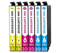 SANCTink Ink Cartridges Compatible for Epson for 405xl Multipack for Epson WF-3825DWF WF-4825DWF WF-4820DTWF WF-7835DTWF WF-7840DTWF, 2C2M2Y