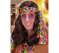 Sancto International John Lennon Style Brown Hippy Wig