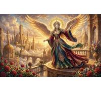 Sanctuary Angel 1000 Piece Jigsaw Puzzle,Premium Cardboard,Educational Toy,Whimsical Challenge,Great Gifts,Home Wall Decor,Adults & Kids 14+,Stress Relief 70x50cm