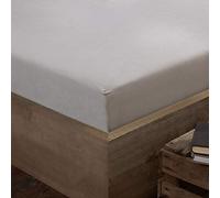 Sanctuary Brushed Cotton Fitted Sheet - Silver