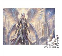 Sanctuary Guardian Angel 1000 Piece Wooden Jigsaw Puzzle,Adults & Kids 14+,Impossible Challenge,Gift Idea,Home Wall Decor,Wood,Educational Toy,Stress Relief (75x50cm)