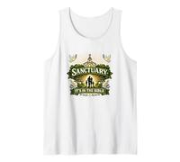 Sanctuary Its in The Bible Faith Immigration Tank Top