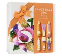 Sanctuary Spa All Day Spa Day Gift Set, Pampering Bath & Body Collection with Body Wash, Scrub, Lotion & More, Christmas Self-Care Kit for Her