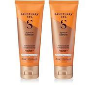 Sanctuary Spa Antibacterial Hand Cream, No Mineral Oil, Cruelty Free and Vegan Shea Butter Hand Cream for Very Dry Hands, 75 ml (Pack of 2)