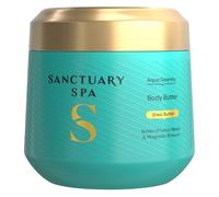 Sanctuary Spa Aqua Serenity Body Butter, 300ml, Deep Hydration with Shea Butter & Vitamin E, Silky Soft Skin, Lotus Water & Magnolia Blossom Ocean-Inspired Fragrance