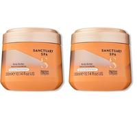 Sanctuary Spa Body Butter Women, No Mineral Oil, Cruelty Free & Vegan Cocoa Butter & Shea Butter Moisturiser, 300ml (Pack of 2)