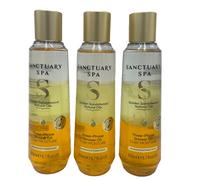 Sanctuary Spa Golden Sandalwood Three Phase 3 Day Shower Oil 200ml -3 Pack