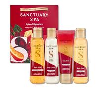 SANCTUARY Spa Spiced Signature Pampering Body Rituals - Luxury Bath & Body Gift Set for Women - Warm, Spiced Fragrance with Shower Gel, Body Lotion & More - Perfect Self Care & Christmas Gift
