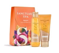 SANCTUARY Spa Pampering Bodycare Duo - Luxury Body Wash & Scrub Gift Set for Women - Spa Skincare Gift, Ideal for Birthday, Christmas or Self Care