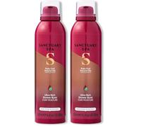Sanctuary Spa Ruby Oud Shower Burst, No Mineral Oil Shower Gel, Cruelty Free and Vegan Foaming Body Wash, 200ml (Pack of 2)