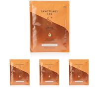 Sanctuary Spa Salt Body Scrub, Natural Sea Salt, Body Exfoliator Vegan and Cruelty Free, 60g Sachet, Orange (Pack of 4)