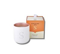 Sanctuary Spa Signature Candle | Jasmine, Bergamot and Grapefruit Scented Ceramic Candle, 260 g | Natural Shea Wax | 45 Hour Burn Time | with Gift Box