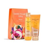 SANCTUARY Spa Pampering Bodycare Duo - Luxury Body Wash & Scrub Gift Set for Women - Spa Skincare Gift, Ideal for Birthday, Christmas or Self Care