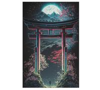 Sanctuary Under The Stars Wooden Jigsaw Puzzles 1000 Piece Puzzle For Adults. Challenging To Complete But Fun And Humorous Jigsaws 78×53cm