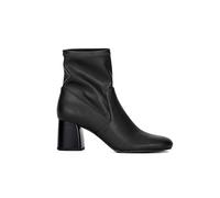 Sanctuary Women's Rory Boots-Stylish & Comfortable Ankle Booties with Cushioned Insole, Chunky Heel, and Side Zipper Closure, Black, 7 UK