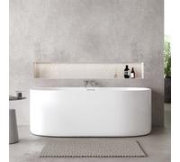 Sanctura Everlast Back to Wall Freestanding Bath 1700 x 800mm