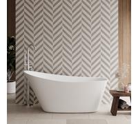 Sanctura Moment Small Slipper Freestanding Bath 1500 x 750mm