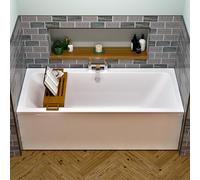 Sanctura Portland Double Ended Bath, 1900 x 900mm with Side Bath Panel