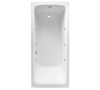 Sanctura Whirlpool Bath 1700 x 700mm with 6 Jets - Single Ended Square