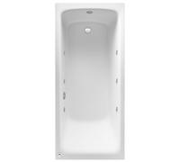 Sanctura Whirlpool Bath 1800 x 800mm with 6 Jets - Single Ended Square
