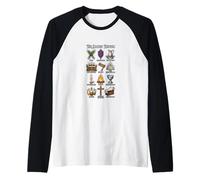 Sanctus Traditional Latin Mass Catholic Raglan Baseball Tee