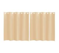 (sand, 140 x 140 cm) vidaXL Voile Curtains with Grommets 2 pcs Apple Green 140x225 cm net curtain