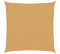 (sand, 2.5 x 2.5 m) vidaXL Sunshade Sail 160 g/m² HDPE Patio Sunscreen Outdoor Canopy Party Tent