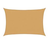 (sand, 2.5 x 4 m) vidaXL Sunshade Sail Canopy Screen Balcony Awning Canopy HDPE Rectangular