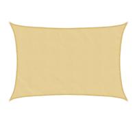 (sand, 2 x 2.5 m) vidaXL Sunshade Sail Oxford Fabric Rectangular Patio Shade Sunscreen Canopy