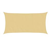 vidaXL Sun Shade Sail Sand 3.5x2 m 100% Polyester Oxford