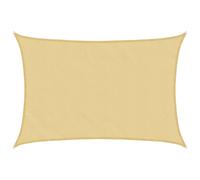(sand, 2 x 3 m) vidaXL Sunshade Sail Oxford Fabric Rectangular Patio Shade Sunscreen Canopy