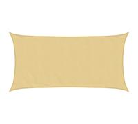 (sand, 2 x 4 m) vidaXL Sunshade Sail Oxford Fabric Rectangular Patio Shade Sunscreen Canopy