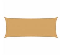 vidaXL Sunshade Sail 160 g/m² Rectangular Sand 2x5 m HDPE, Yellow