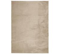 Rug Short Pile Soft and Washable Floor Mat Area HUARTE Sand vidaXL