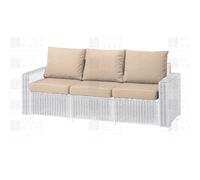 (Sand, 3 Seater - 6 Pieces ) CUSHION PADS FOR KETER ALLIBERT GARDEN FURNITURE