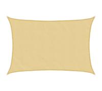 (sand, 3 x 4.5 m) vidaXL Sunshade Sail Oxford Fabric Rectangular Patio Shade Sunscreen Canopy