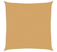 (sand, 5 x 5 m) vidaXL Sunshade Sail 160 g/m² HDPE Patio Sunscreen Outdoor Canopy Party Tent