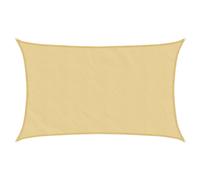 (sand, 5 x 8 m) vidaXL Sunshade Sail Oxford Fabric Rectangular Patio Shade Sunscreen Canopy