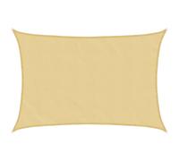 (sand, 6 x 7 m) vidaXL Sunshade Sail Oxford Fabric Rectangular Patio Shade Sunscreen Canopy