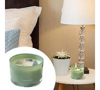 Sand And Fog Candle Multipack Candles Christmas Aromatherapy Hand Scented Glass Candle Home Bedroom Ornaments Birthday Candle Plates Mini Candle Holder (Green, One Size)