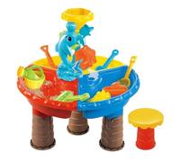 Sand And Water Table - Interactive Play Table, toddlerr Learning Games, Early Childhood Exploration Set, Detachable Colorful Outdoor Fun | Beach Backyard Activity Center With Cups Rakes Toys
