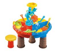 Sand and Water Table, Toddler Sand Table Water Toys, Educational Toys with Accessories, Preschool Learning Activities Sensory Games for Boys Kids Toddler