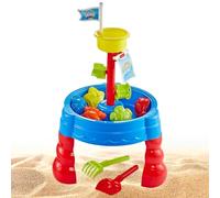 Sand and Water Table | Water Activity Table, Educational and Fun Outdoor Game for Beach, Garden, Terrace, Lawn Backyard