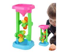Sand And Water Wheel Toy, Beach Sand Toy Hourglass Water Wheel, Mill Wheels Kids Beaches, Rotating Hourglass, Interactive Beach Wheels Tower for Kids, Outdoor Play, Sandbox Activities