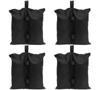 Sand Bags for Canopy Legs, Sandbags for Weight - Sandbags for Canopy Tent, Canopy Tent Weights, Up Tent Weights,Canopy Weight Bags, Black,4 Pcs(Not Sand) Weighted Bags to Hold Things Down Canopy