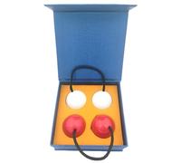 Sand Balls - 1 Pair Colored Sand Balls Hand Turned Kashaka Musical Instrument | Children Musical Instrument Kindergarten Performance | Learning Wooden African Asalato Shakers