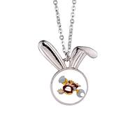 Sand Barbarous Monks Rabbit Necklace Pendant Bunny Animal Jewelry Gift